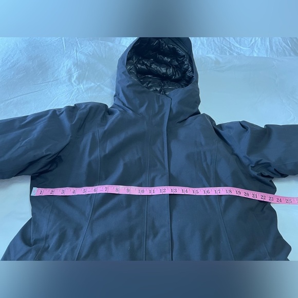 ArcTeryx | Women's SZ XL | Black Centrale Parka Down | Long Length Hooded | NWOT - Picture 5 of 14